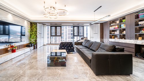 181m²意式輕奢大平層，主臥隔斷設(shè)計(jì)絕了|長沙全屋整裝