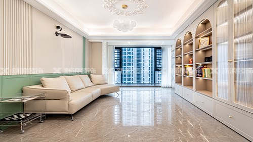 143m²精裝全屋定制，法式奶油溫馨實(shí)用|長沙全屋整裝